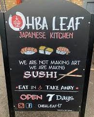 Ohba Leaf Japanese Kitchen Restaurant Hackney